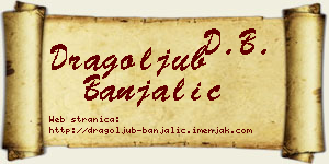 Dragoljub Banjalić vizit kartica